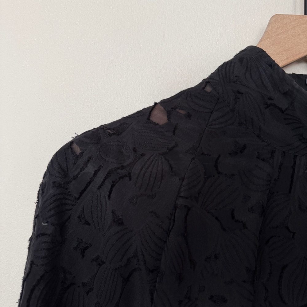 Elegant Black Textured Top